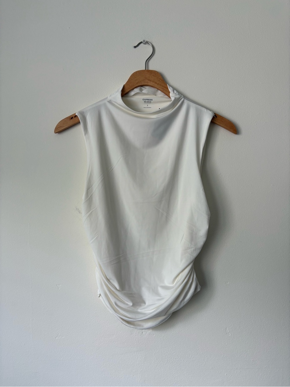 Express Ruched Sleeveless Top